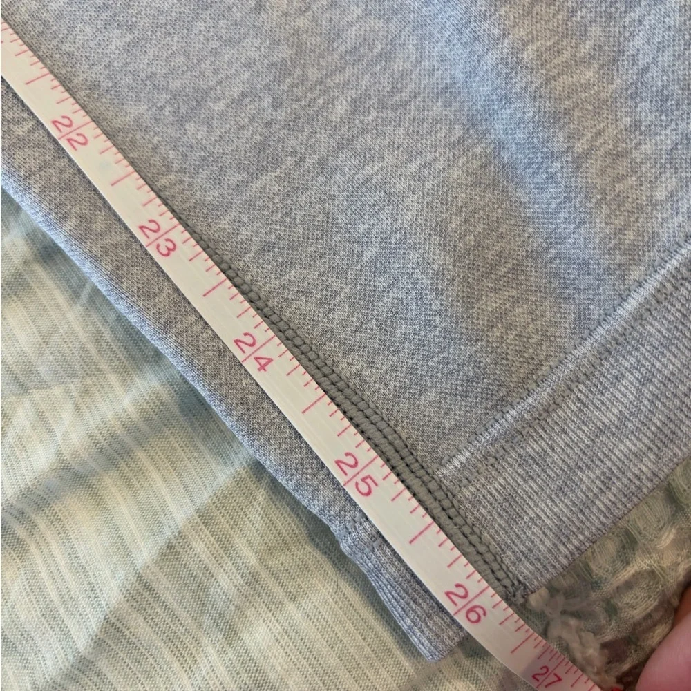 Gymshark‎ Flex High Waisted Seamless Leggings Gray Spellout Logo size small